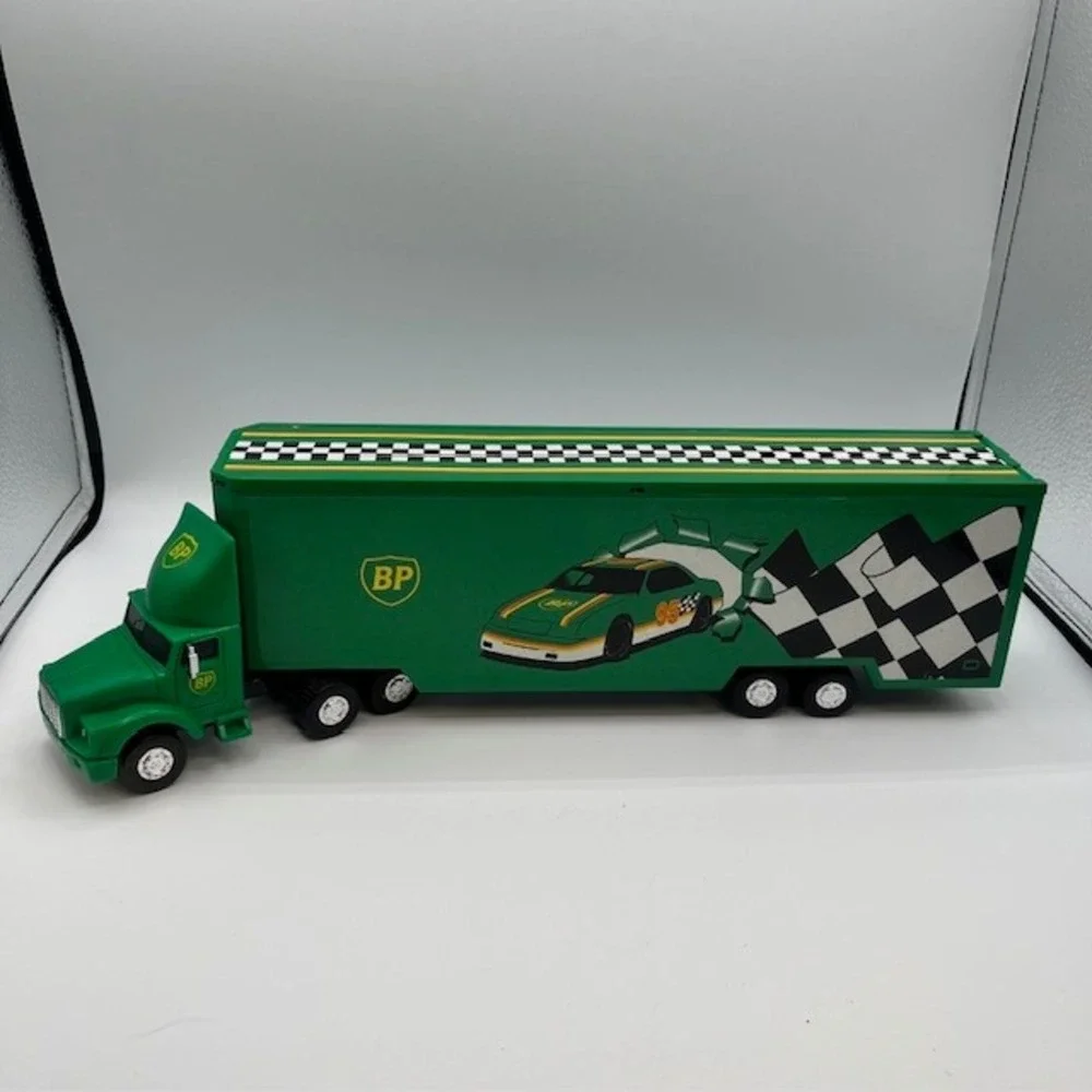 BP Toy Racing Transport Truck Limited Edition Collectors Series Green #95 Car